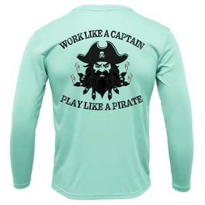 Saltwater Born Shirts S / SEAFOAM Tarpon Springs, FL Blackbeard Long Sleeve UPF 50+ Dry-Fit Shirt