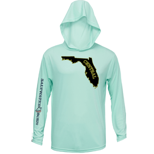 Saltwater Born Shirts S / SEAFOAM UCF Black and Gold Long Sleeve UPF 50+ Dry-Fit Hoodie