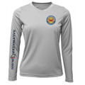Saltwater Born Shirts S / SILVER Siesta Key Steamed Crab Women's Long Sleeve UPF 50+ Dry-Fit Shirt