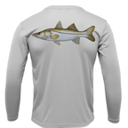 Saltwater Born Shirts S / SILVER Snook Long Sleeve UPF 50+ Dry-Fit Shirt