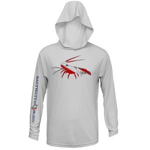 Saltwater Born Shirts S / SILVER Spiny Lobster Long Sleeve UPF 50+ Dry-Fit Hoodie