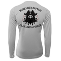 Saltwater Born Shirts S / SILVER Tampa Bay Blackbeard Women's Long Sleeve UPF 50+ Dry-Fit Shirt