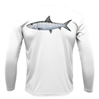 Saltwater Born Shirts S / WHITE Siesta Key Bonefish Long Sleeve UPF 50+ Dry-Fit Shirt