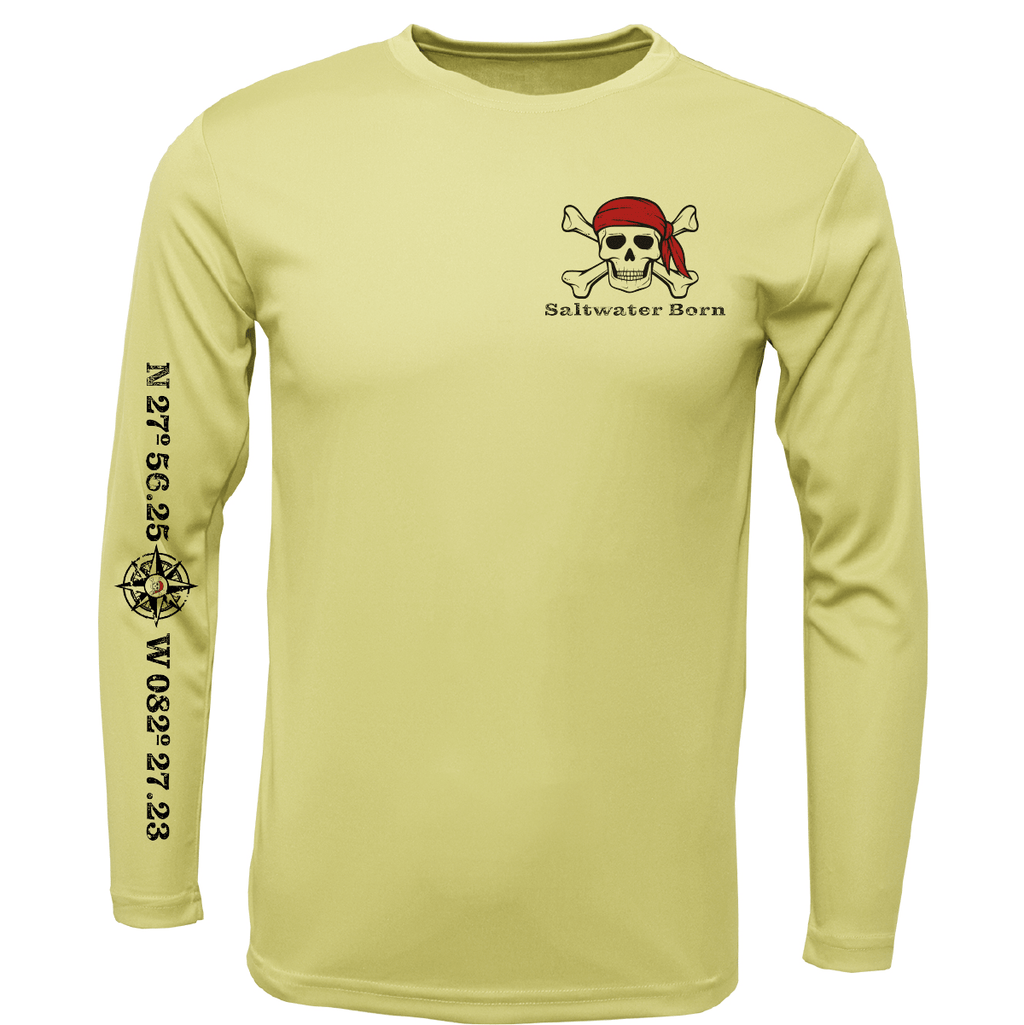 Saltwater Born Shirts Saltwater Born Blackbeard Long Sleeve UPF 50+ Dry-Fit Shirt