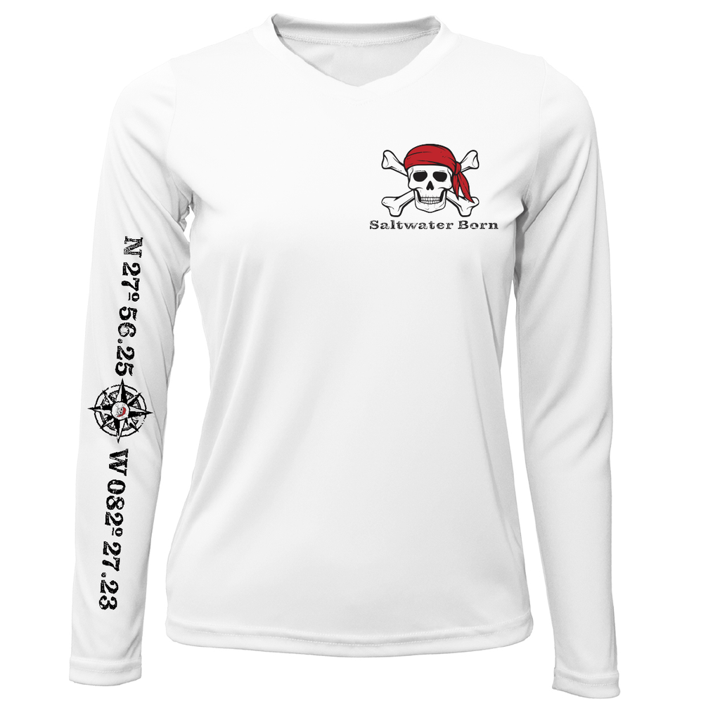 Saltwater Born Shirts Saltwater Born Blackbeard Women's Long Sleeve UPF50+ Dry-Fit Shirt
