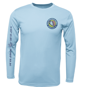Saltwater Born Shirts Siesta Key, FL Blacktip Long Sleeve UPF 50+ Dry-Fit Shirt