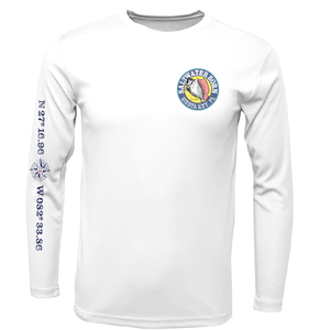 Saltwater Born Shirts Siesta Key, FL Blacktip Long Sleeve UPF 50+ Dry-Fit Shirt