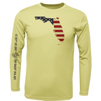 Saltwater Born Shirts Siesta Key, FL Florida USA Long Sleeve UPF 50+ Dry-Fit Shirt