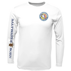 Saltwater Born Shirts Siesta Key, FL Realistic Turtle Long Sleeve UPF 50+ Dry-Fit Shirt