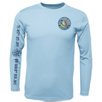 Saltwater Born Shirts Siesta Key, FL Redfish Long Sleeve UPF 50+ Dry-Fit Shirt