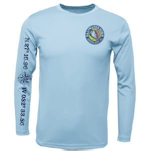 Saltwater Born Shirts Siesta Key, FL Redfish Long Sleeve UPF 50+ Dry-Fit Shirt