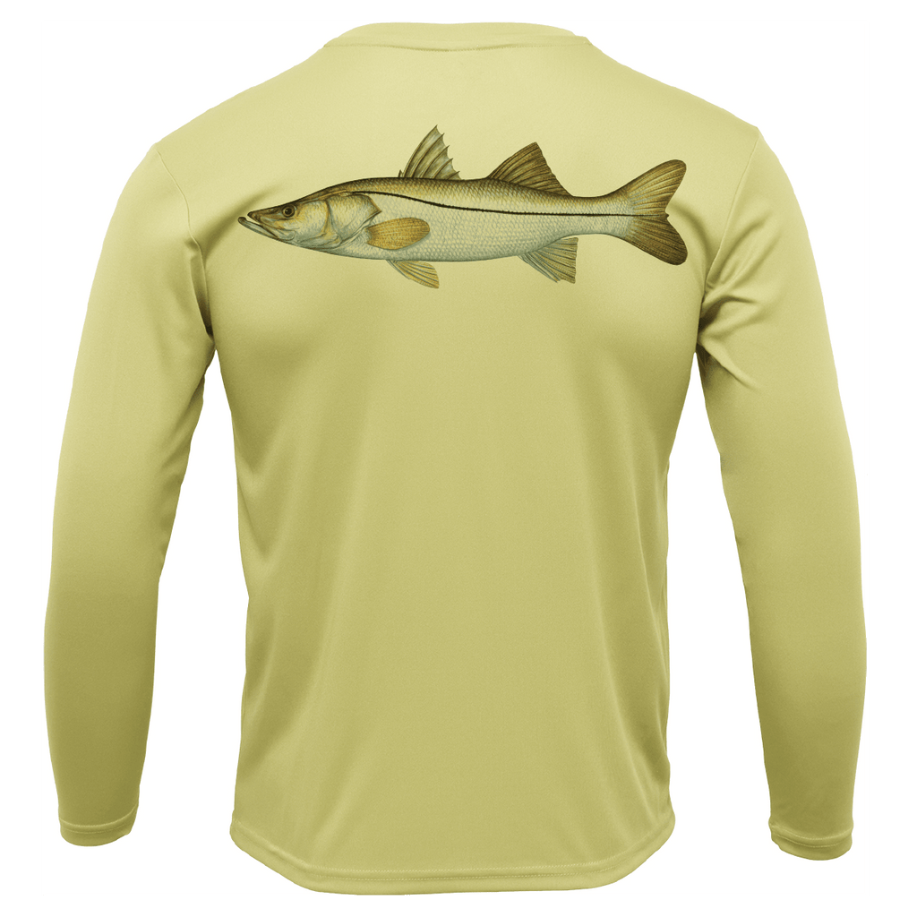 Saltwater Born Shirts Siesta Key, FL Snook Long Sleeve UPF 50+ Dry-Fit Shirt