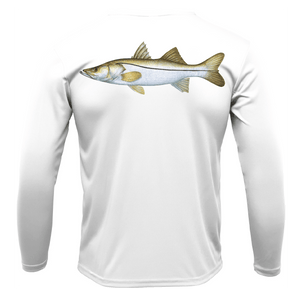 Saltwater Born Shirts Siesta Key, FL Snook Long Sleeve UPF 50+ Dry-Fit Shirt