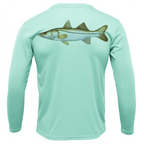 Saltwater Born Shirts Siesta Key, FL Snook Long Sleeve UPF 50+ Dry-Fit Shirt