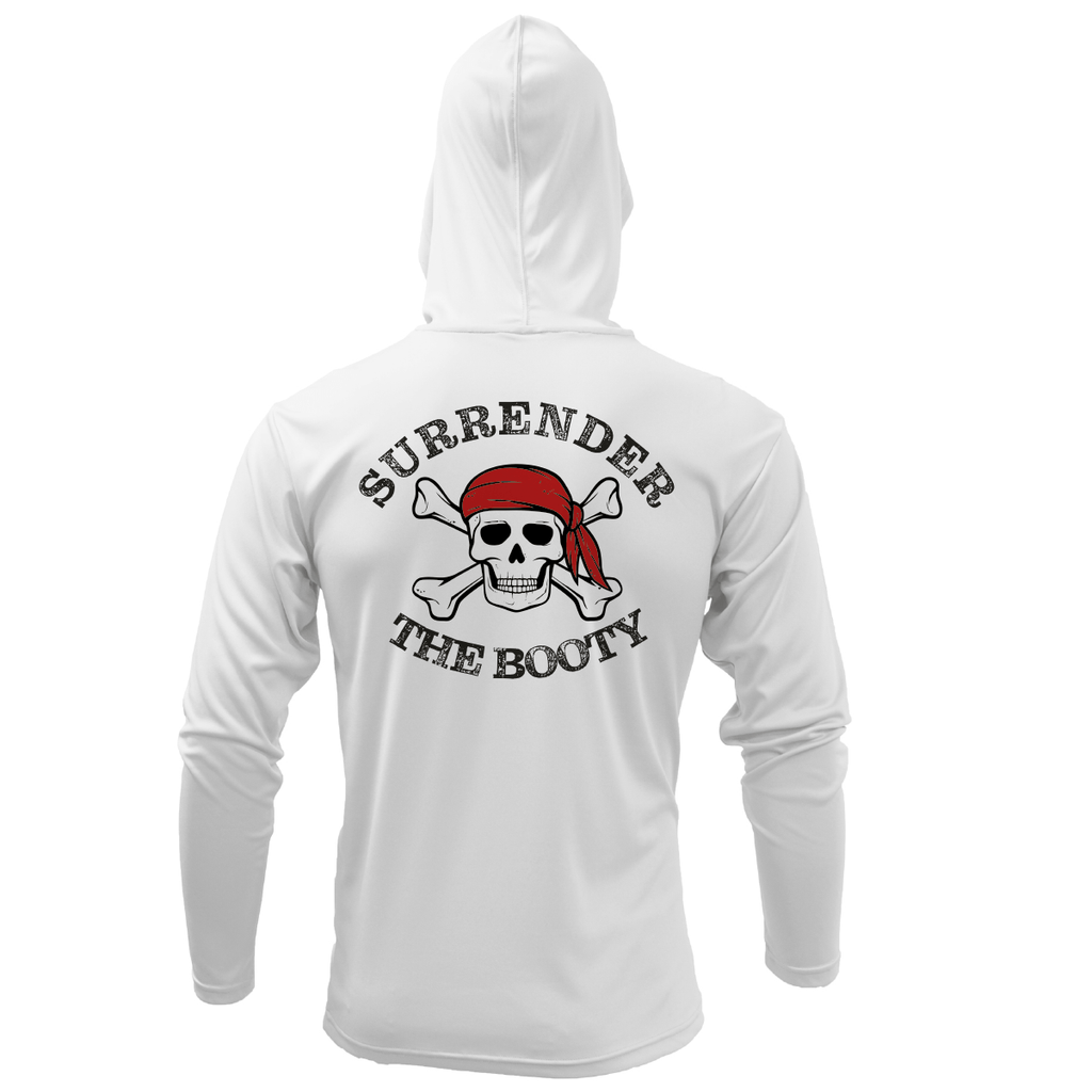 Saltwater Born Shirts Siesta Key, FL "Surrender The Booty" Long Sleeve UPF 50+ Dry-Fit Hoodie