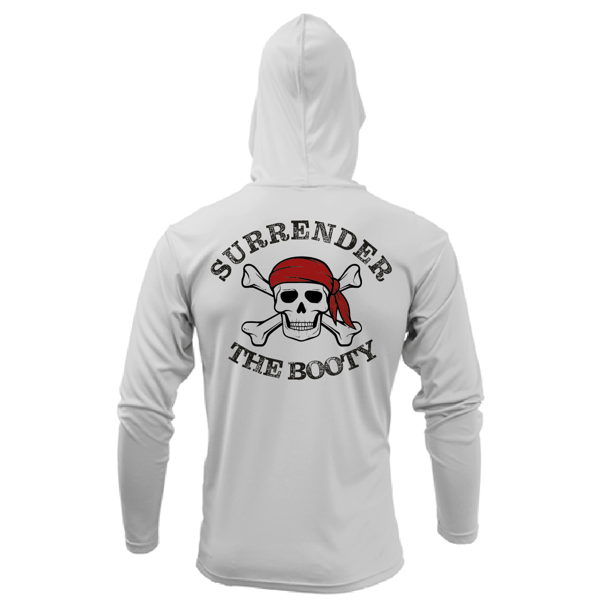 Saltwater Born Shirts Siesta Key, FL "Surrender The Booty" Long Sleeve UPF 50+ Dry-Fit Hoodie