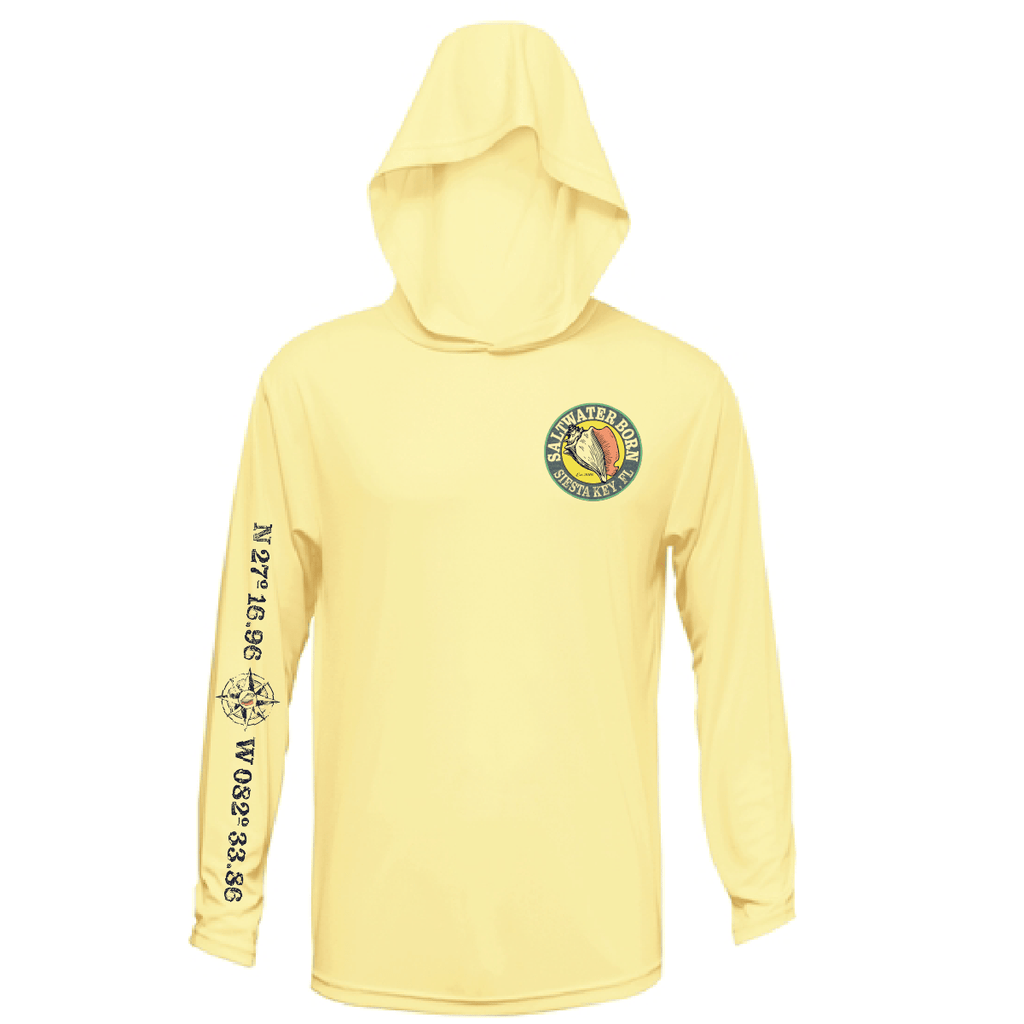 Saltwater Born Shirts Siesta Key, FL "Surrender The Booty" Long Sleeve UPF 50+ Dry-Fit Hoodie