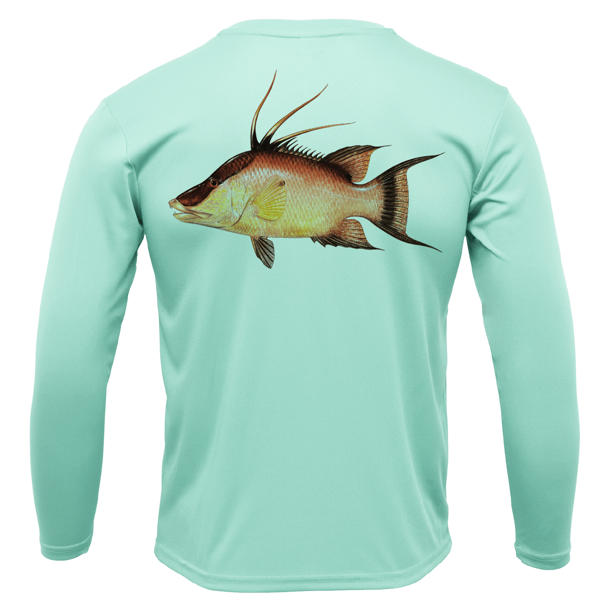 Saltwater Born Shirts Siesta Key Hogfish Long Sleeve UPF 50+ Dry-Fit Shirt
