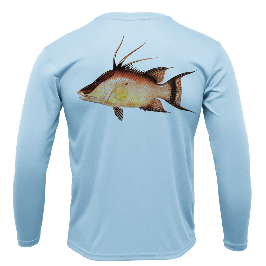 Saltwater Born Shirts Siesta Key Hogfish Long Sleeve UPF 50+ Dry-Fit Shirt