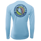 Saltwater Born Shirts Siesta Key Horseshoe Crab Women's Long Sleeve UPF 50+ Dry-Fit Shirt