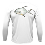 Saltwater Born Shirts Siesta Key Permit Long Sleeve UPF 50+ Dry-Fit Shirt