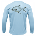 Saltwater Born Shirts Siesta Key Permit Long Sleeve UPF 50+ Dry-Fit Shirt