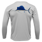 Saltwater Born Shirts Siesta Key Sailfish Long Sleeve UPF 50+ Dry-Fit Shirt