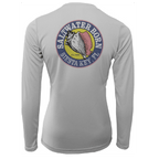 Saltwater Born Shirts Siesta Key "Saltwater Hair...Don't Care" Long Sleeve UPF 50+ Dry-Fit Shirt