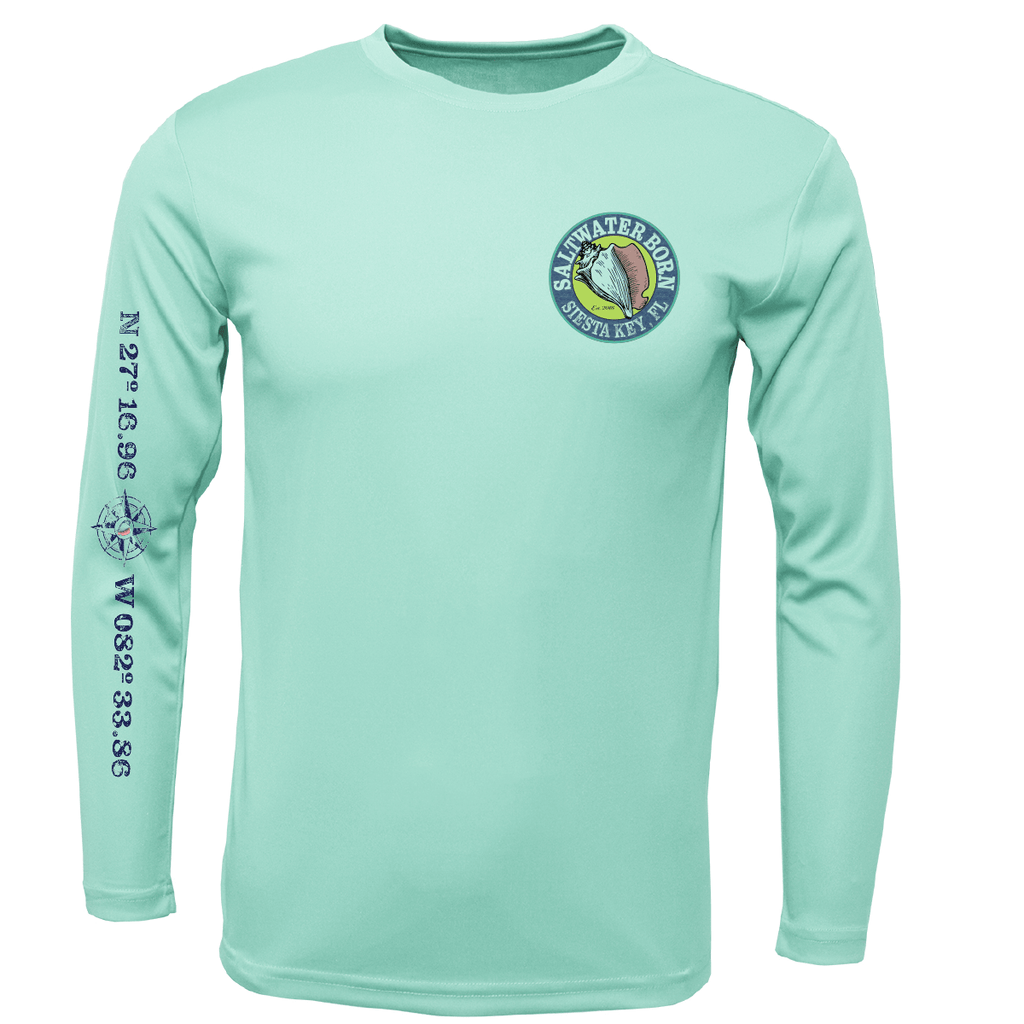 Saltwater Born Shirts Siesta Key Snapper Long Sleeve UPF 50+ Dry-Fit Shirt