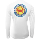 Saltwater Born Shirts Siesta Key Steamed Crab Women's Long Sleeve UPF 50+ Dry-Fit Shirt