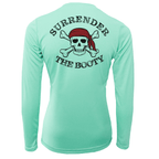 Saltwater Born Shirts Siesta Key "Surrender The Booty" Women's Long Sleeve UPF 50+ Dry-Fit Shirt