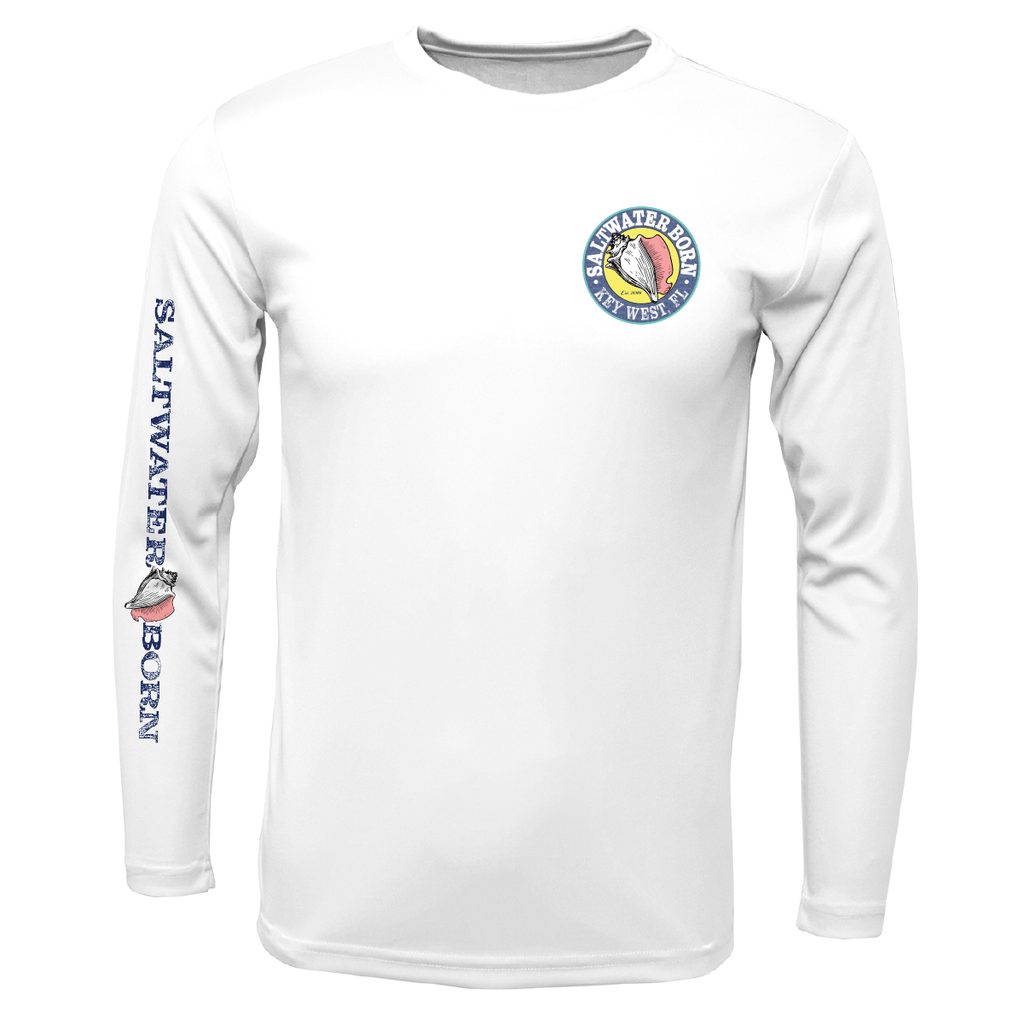 Saltwater Born Shirts Snapper Long Sleeve UPF 50+ Dry-Fit Shirt
