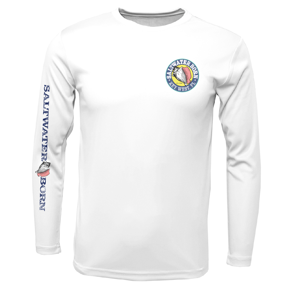 Saltwater Born Shirts Snapper Long Sleeve UPF 50+ Dry-Fit Shirt