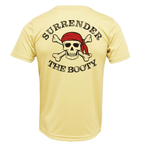 Saltwater Born Shirts St. Pete Beach, FL "Surrender The Booty" Men's Short Sleeve UPF 50+ Dry-Fit Shirt