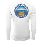 Saltwater Born Shirts State of Florida Freshwater Born Women's Long Sleeve UPF 50+ Dry-Fit Shirt