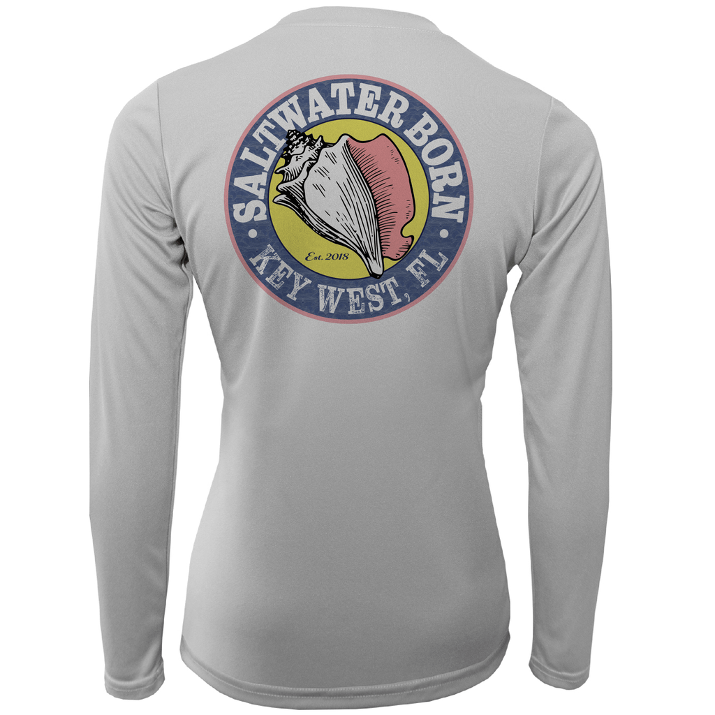 Saltwater Born Shirts State of Florida Long Sleeve UPF 50+ Dry-Fit Shirt