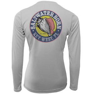 Saltwater Born Shirts State of Florida Long Sleeve UPF 50+ Dry-Fit Shirt