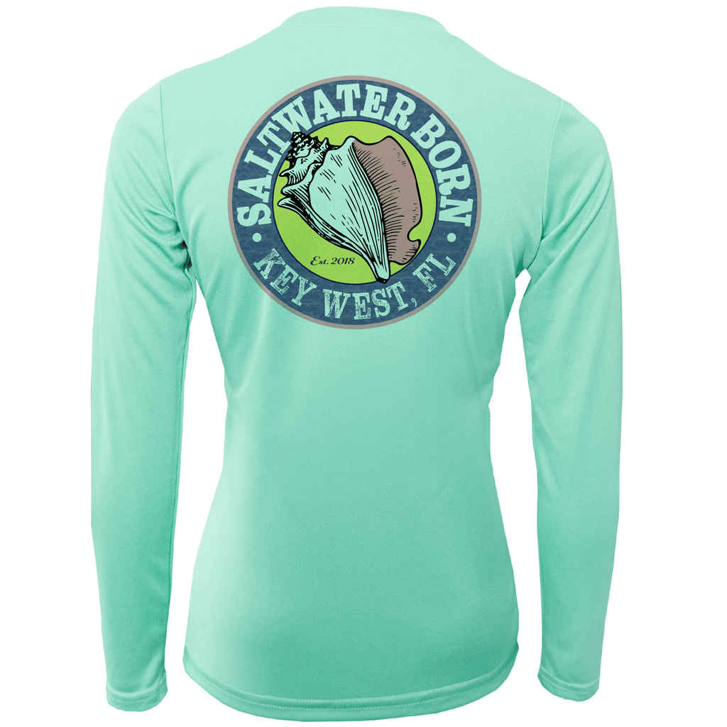 Saltwater Born Shirts State of Florida Long Sleeve UPF 50+ Dry-Fit Shirt