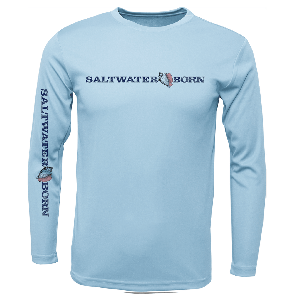 Saltwater Born Shirts Stone Crab Long Sleeve UPF 50+ Dry-Fit Shirt