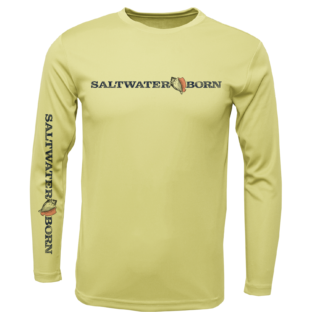 Saltwater Born Shirts Stone Crab Long Sleeve UPF 50+ Dry-Fit Shirt