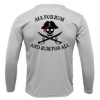 Saltwater Born Shirts Tampa Bay "All For Rum and Rum For All" Long Sleeve UPF 50+ Dry-Fit Shirt