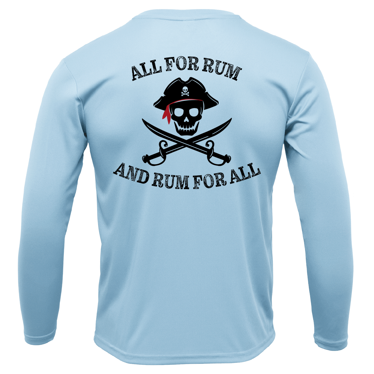 Saltwater Born Shirts Tampa Bay "All For Rum and Rum For All" Long Sleeve UPF 50+ Dry-Fit Shirt