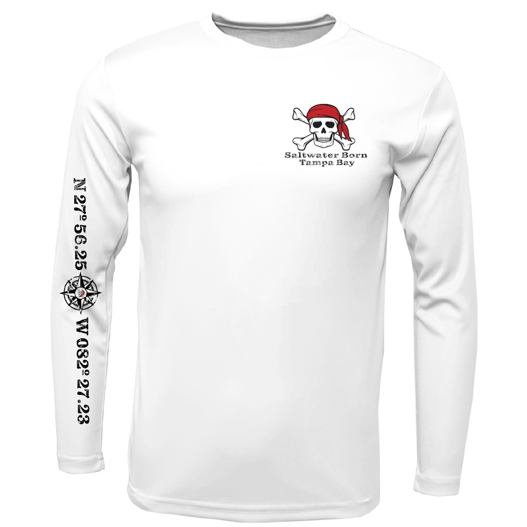 Saltwater Born Shirts Tampa Bay "All For Rum and Rum For All" Long Sleeve UPF 50+ Dry-Fit Shirt