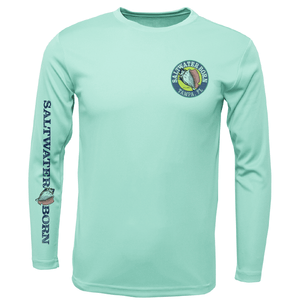 Saltwater Born Shirts Tampa, FL Redfish Long Sleeve UPF 50+ Dry-Fit Shirt