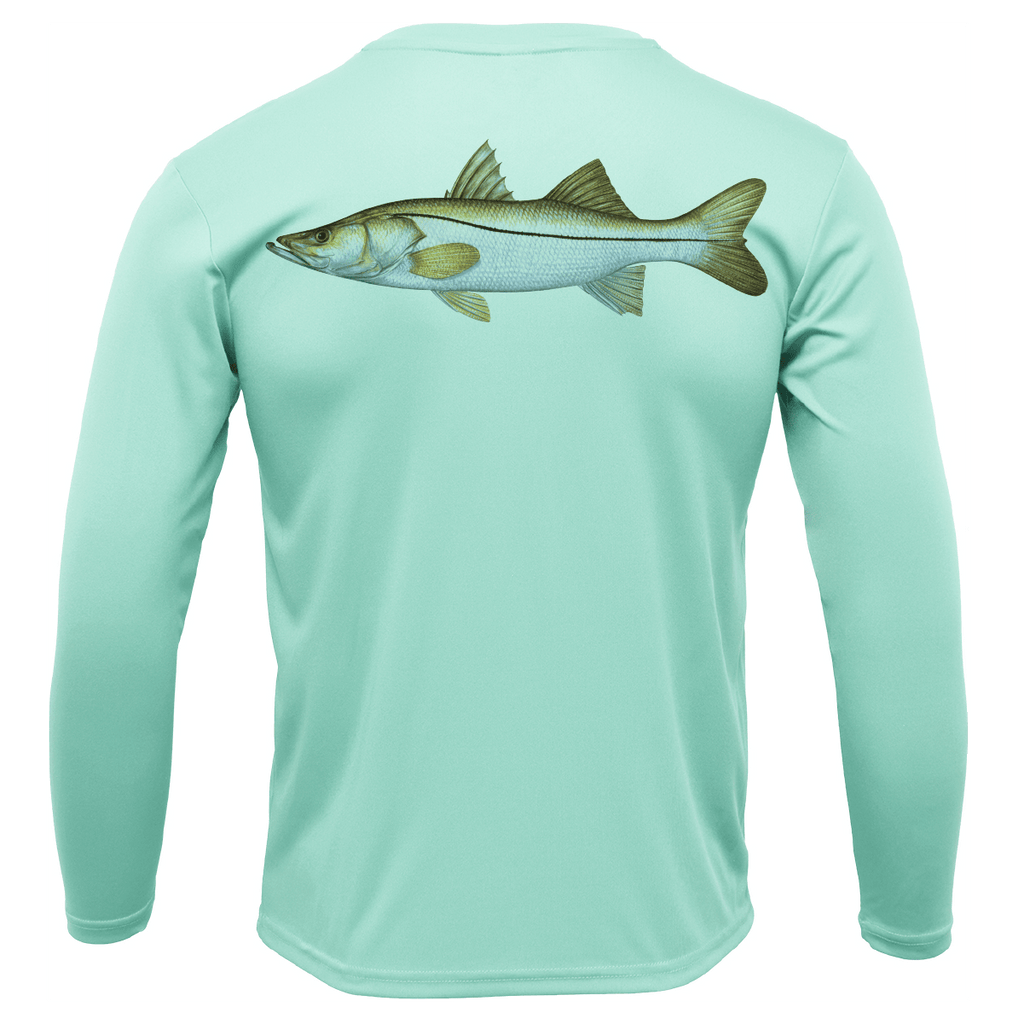 Saltwater Born Shirts Tampa, FL Snook Long Sleeve UPF 50+ Dry-Fit Shirt