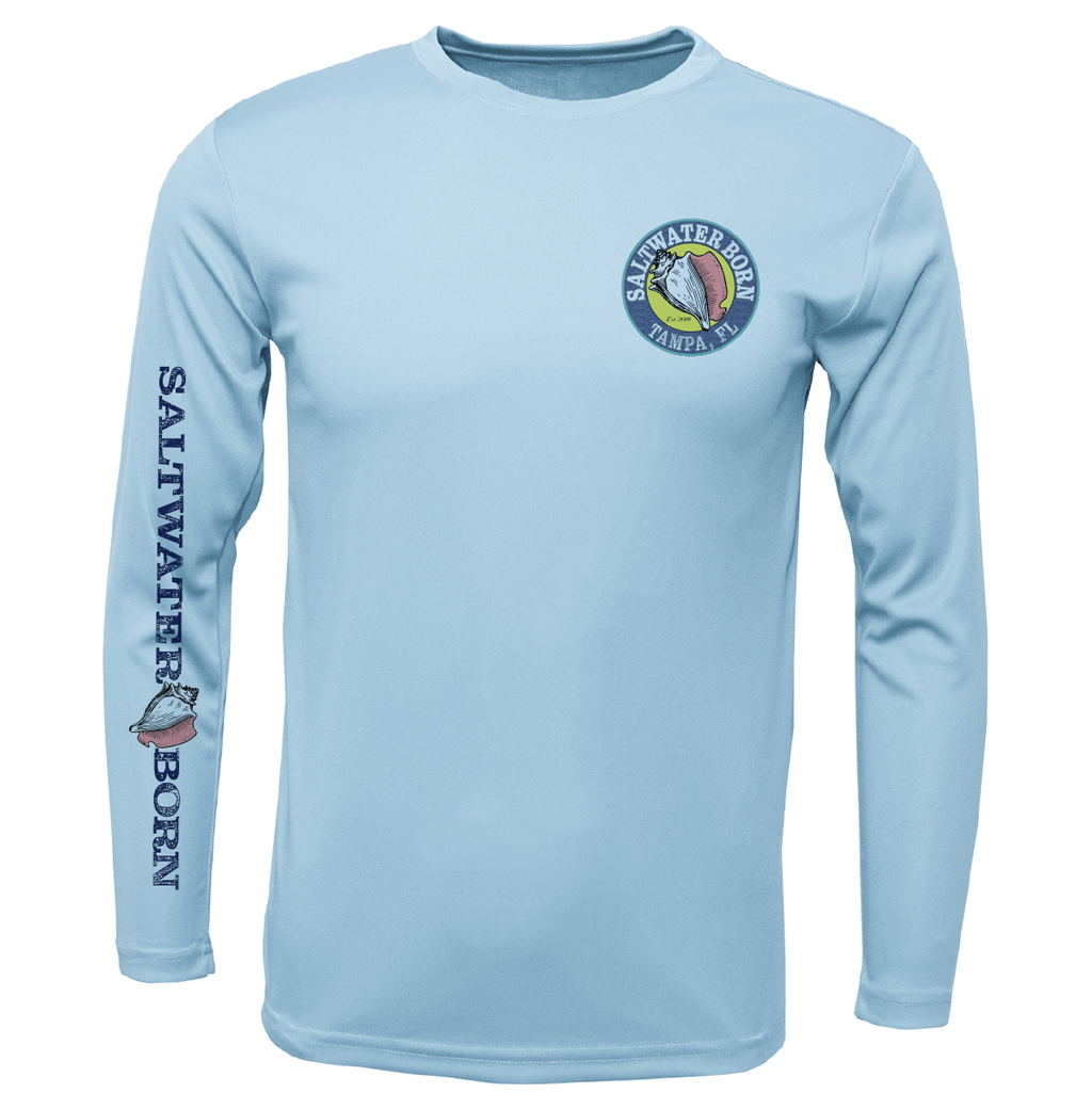 Saltwater Born Shirts Tampa, FL Tarpon Long Sleeve UPF 50+ Dry-Fit Shirt