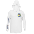 Saltwater Born Shirts Tarpon Springs, FL Action Tarpon Long Sleeve UPF 50+ Dry-Fit Hoodie