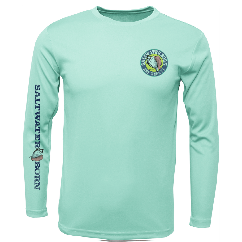 Saltwater Born Shirts & Tops Key West, FL Action Mahi Long Sleeve UPF 50+ Dry-Fit Shirt