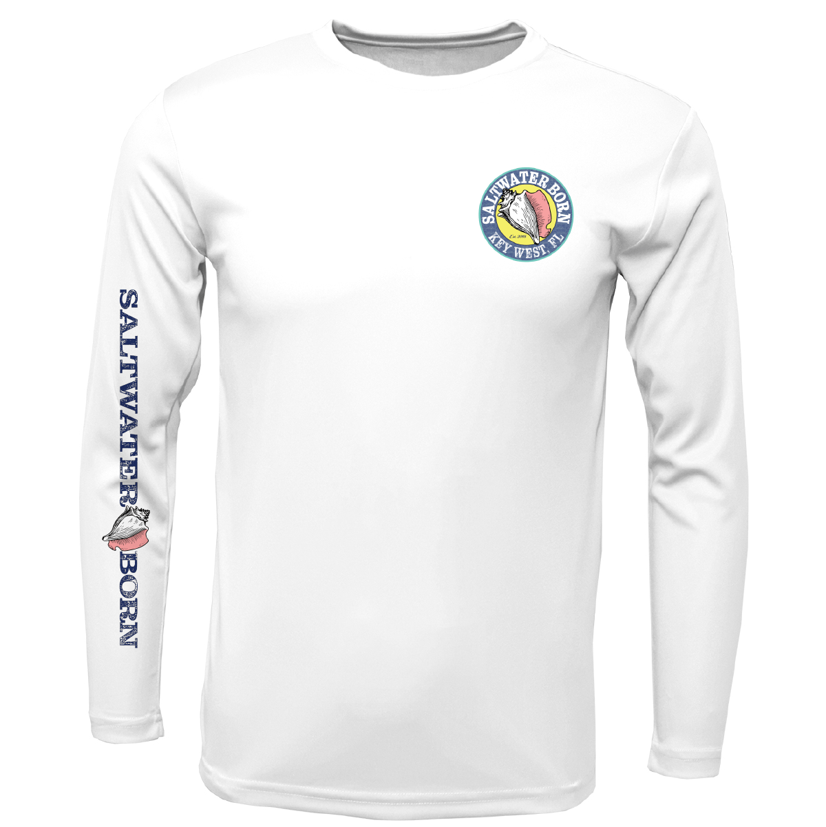Saltwater Born Shirts & Tops Key West, FL Action Mahi Long Sleeve UPF 50+ Dry-Fit Shirt
