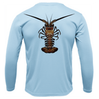 Saltwater Born Shirts & Tops Key West, FL Realistic Lobster Long Sleeve UPF 50+ Dry-Fit Shirt